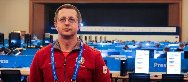 Прэс-сакратар Міністэрства спорту і турызму Уладзімір Несцяровіч - Sputnik Беларусь