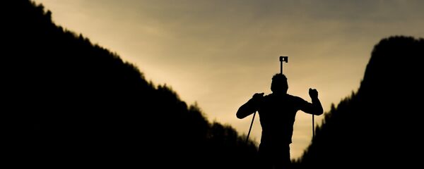 Белорусский биатлонист Антон Смольский  - Sputnik Беларусь