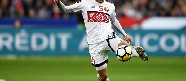 Защитник сборной Беларуси по футболу Максим Володько - Sputnik Беларусь