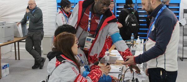 Работа в пресс-центре Олимпиады в Пхенчхане - Sputnik Беларусь