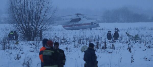 Место крушения Ан-148 в Подмосковье - Sputnik Беларусь