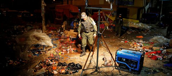 Взрыв баллона с газом на карнавале в Боливии - Sputnik Беларусь