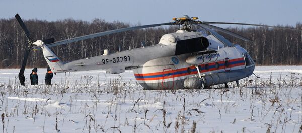 Вертолет МЧС России на месте авиакатастрофы Ан-148 - Sputnik Беларусь