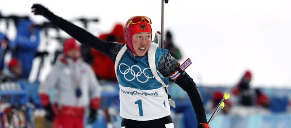 Лаура Дальмайер на олимпийской гонке 10 км - Sputnik Беларусь