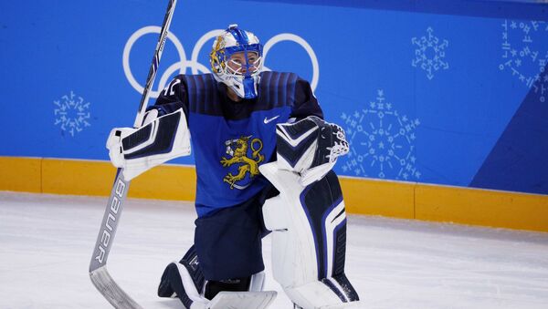 Голкипер женской сборной Финляндии по хоккею Нура Рэти - Sputnik Беларусь