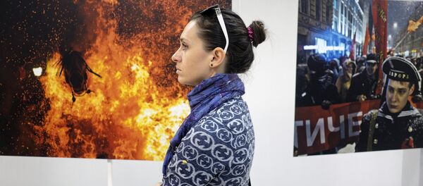 Адкрыццё выставы пераможцаў конкурсу імя А. Сценіна ў Краснадары - Sputnik Беларусь