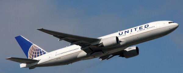 United Airlines Boeing 777 - Sputnik Беларусь