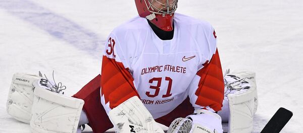 Российский вратарь Василий Кошечкин - Sputnik Беларусь