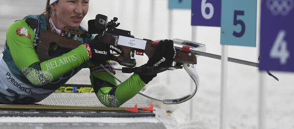 Белорусская биатлонистка Дарья Домрачева - Sputnik Беларусь