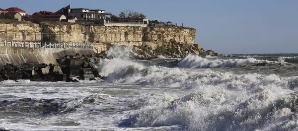 Шторм на Каспийском море в Актау - Sputnik Беларусь