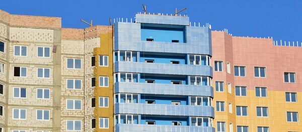 Строительство дома, архивное фото - Sputnik Беларусь