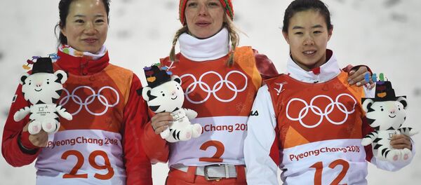 Ганна Гуськова з саперніцамі Ганна Гуськова з саперніцамі - Sputnik Беларусь