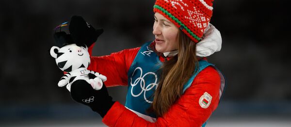 Белорусская биатлонистка Дарья Домрачева - Sputnik Беларусь