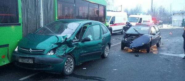 Авария в Минске - Sputnik Беларусь