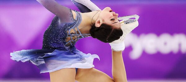 Выступление россиянки Евгении Медведевой на Олимпиаде в Пхенчхане - Sputnik Беларусь