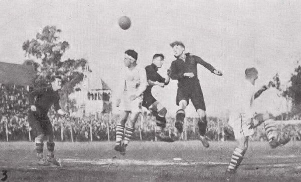 Матч США-Бельгия на чемпионате мира 1930 года Матч США-Бельгия на чемпионате мира 1930 года - Sputnik Беларусь