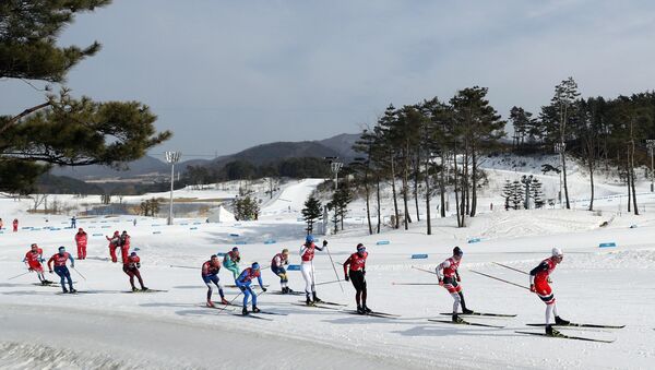 Лыжные гонки, Олимпиада 2018 - Sputnik Беларусь