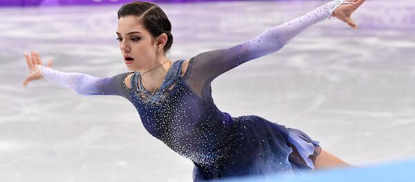 Российская фигуристка Евгения Медведева Российская фигуристка Евгения Медведева - Sputnik Беларусь