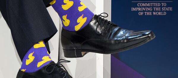 Носки канадского премьер-министра Джастина Трюдо - Sputnik Беларусь