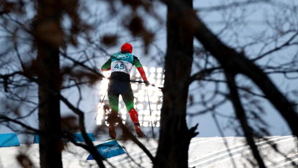 Белорусская лыжница Юлия Тихонова на Олимпийских играх - Sputnik Беларусь