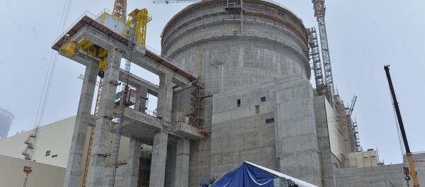 На строительстве БелАЭС, 21 февраля 2018 года - Sputnik Беларусь