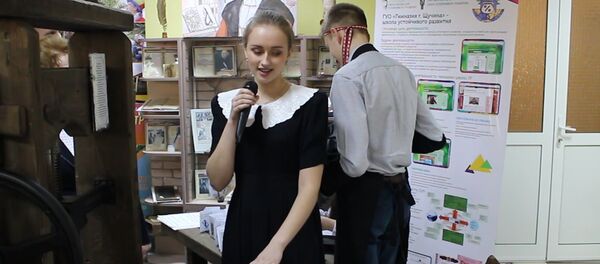 Копию печатного станка Франциска Скорины сделали школьники из Щучина - Sputnik Беларусь