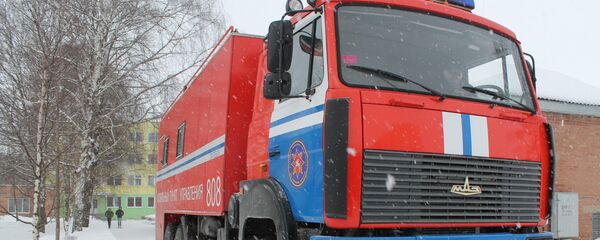 Мобильный пункт управления МЧС - Sputnik Беларусь