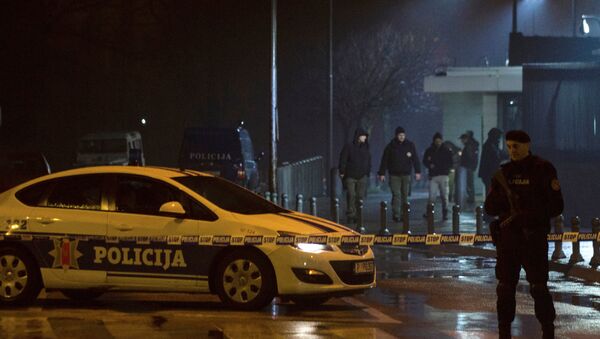 После нападения здание посольства США в Черногории находится в полицейском оцеплении - Sputnik Беларусь