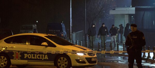 После нападения здание посольства США в Черногории находится в полицейском оцеплении - Sputnik Беларусь