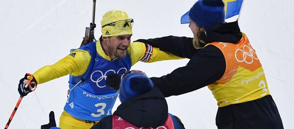 Шведские биатлонисты выиграли эстафеты на Олимпиаде в Пхенчхане - Sputnik Беларусь