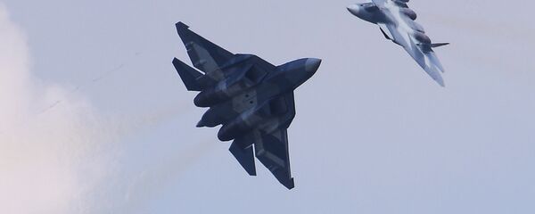 Российские многофункциональные истребители пятого поколени - Sputnik Беларусь