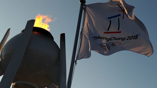 Олимпийский огонь в Пхенчхане - Sputnik Беларусь