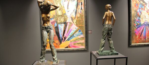 Выстава Зоі Луцэвіч і Алега Варвашэні Аніматары кахання Выстава Зоі Луцэвіч і Алега Варвашэні Аніматары кахання - Sputnik Беларусь