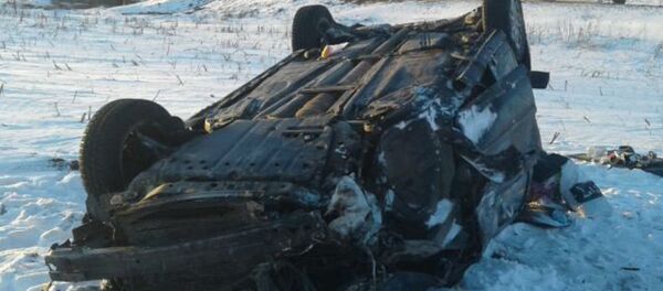 ДТП в Слуцком районе, в котором пострадали женщина-водитель с 10-летним сыном - Sputnik Беларусь