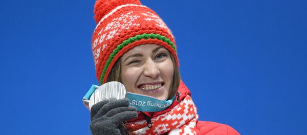 Дарья Домрачева получила серебряную медаль Дарья Домрачева получила серебряную медаль - Sputnik Беларусь