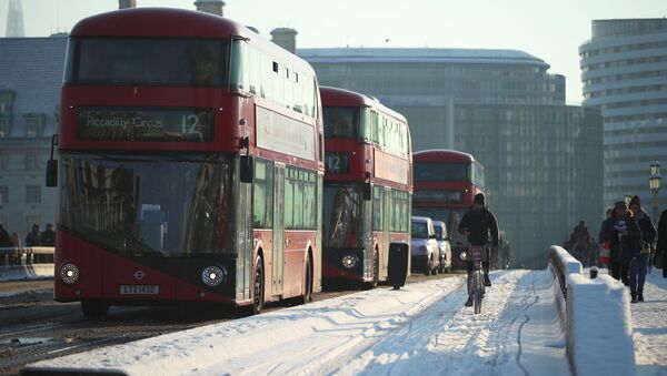 Снегопад в Лондоне - Sputnik Беларусь