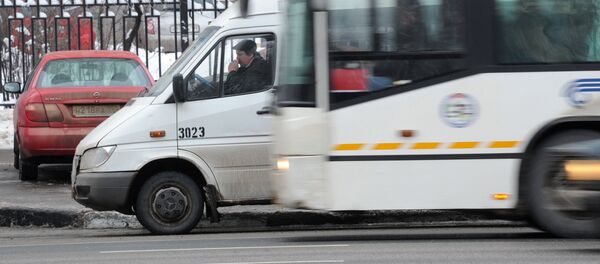 Работа маршрутных такси, архивное фото - Sputnik Беларусь