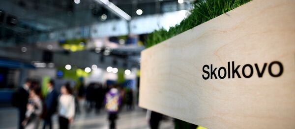 Стенд Инновационного центра Сколково на выставке Стенд Инновационного центра Сколково на выставке - Sputnik Беларусь