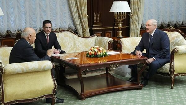 Встреча президента Беларуси Александра Лукашенко и президента ЕОК Янеза Кочианчича - Sputnik Беларусь