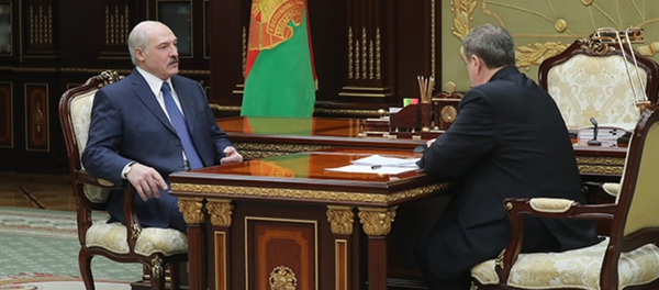 Встреча Александра Лукашенко и Михаила Русого - Sputnik Беларусь