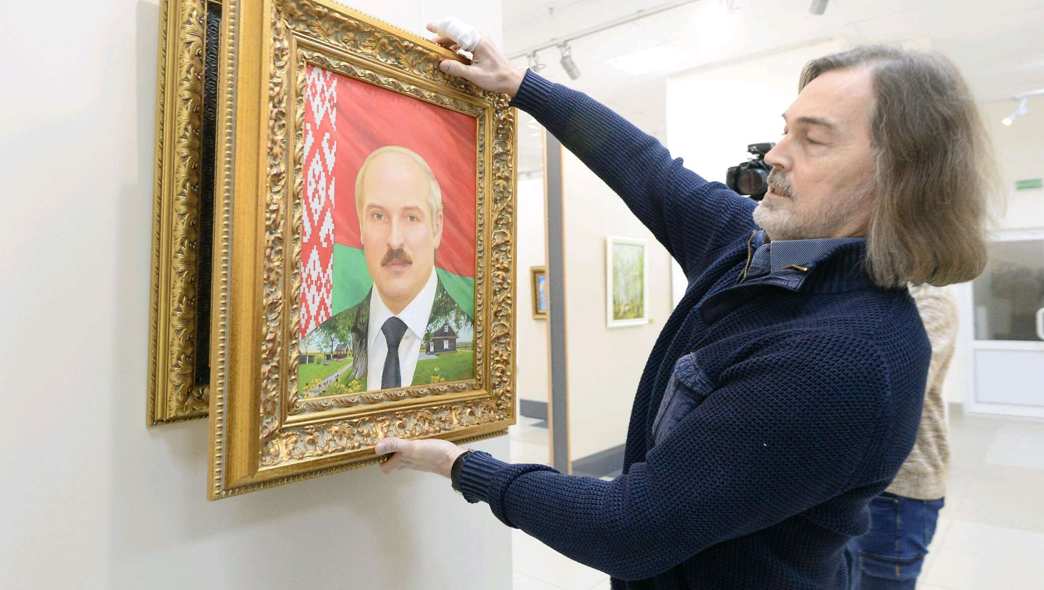 Никас Сафронов портрет Лукашенко