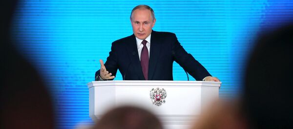 Владимир Путин выступил с посланием Федеральному собранию - Sputnik Беларусь