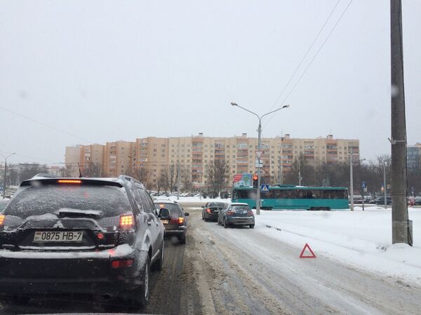ДТП на улице Сторожевской в Минске - Sputnik Беларусь
