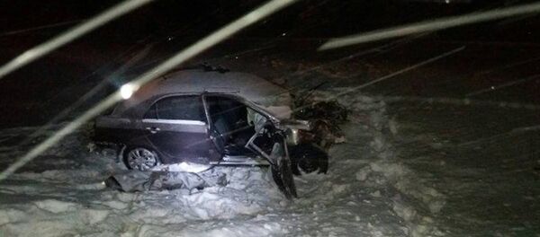 Место ДТП в Витебской области - Sputnik Беларусь