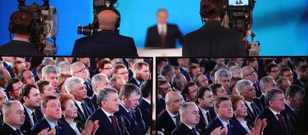 Ежегодное послание президента РФ В. Путина Федеральному Собранию - Sputnik Беларусь