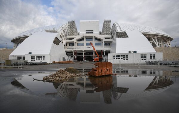 Реконструкция стадиона Фишт в Сочи к Чемпионату мира по футболу 2018 - Sputnik Беларусь