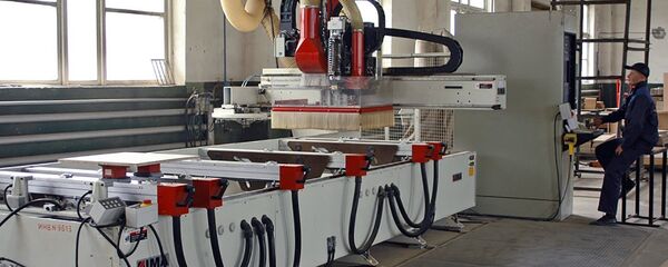 Один из производственных цехов Пинскдрев - Sputnik Беларусь