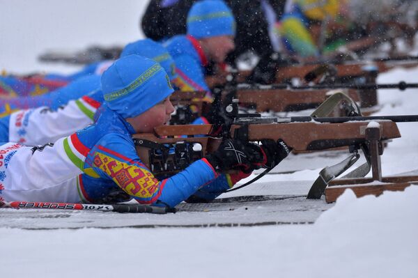 Финал республиканских соревнований по биатлону Снежный снайпер - Sputnik Беларусь