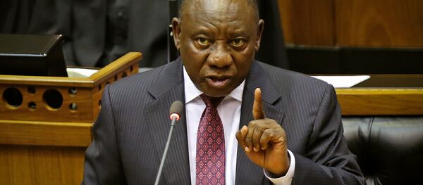 Президент ЮАР Сирил Рампоса - Sputnik Беларусь