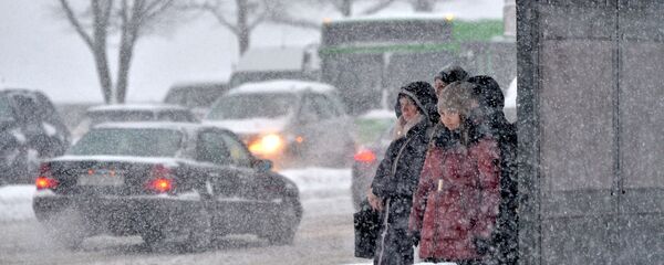 Снегопад в Минске - Sputnik Беларусь